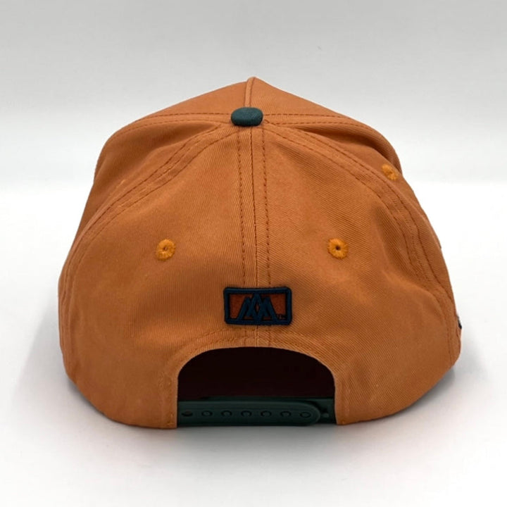 ‘Yahweh’ Premium Cotton Snapback Hat - Copper/Teal