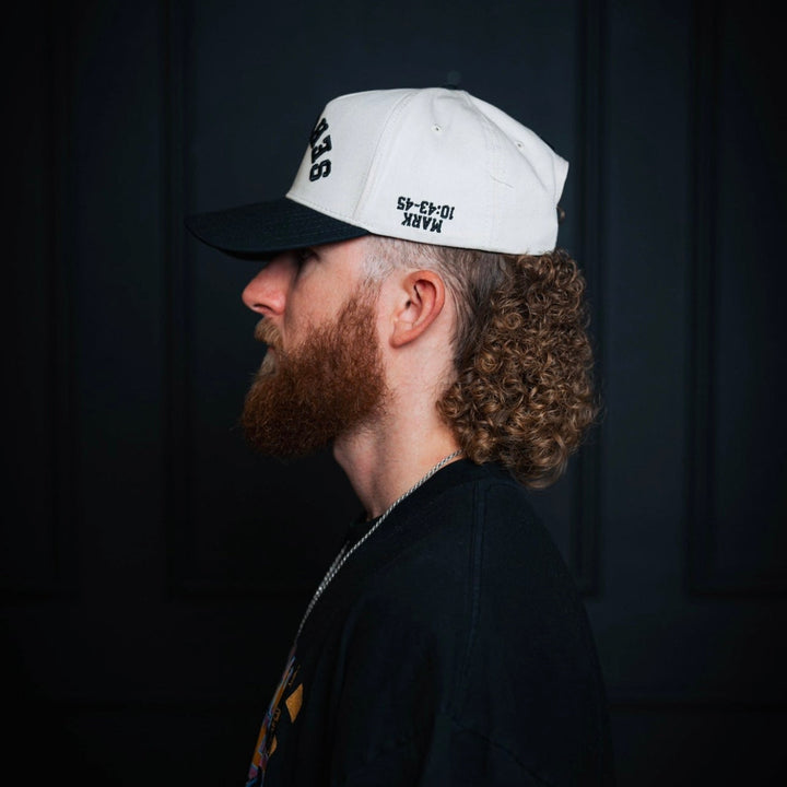 [PRE-ORDER - SHIPS NOVEMBER 7TH] ‘SERVANT’ Premium Snapback Hat - Cream/Black