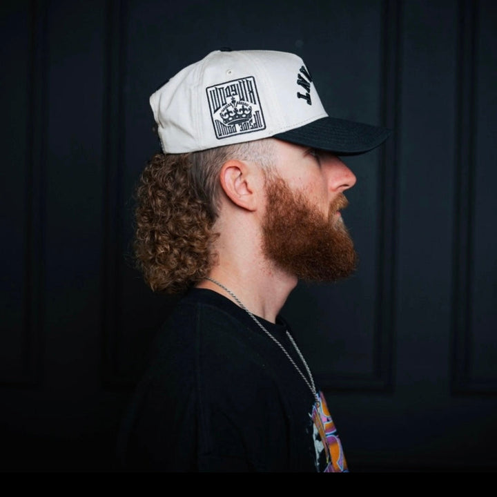 [PRE-ORDER - SHIPS NOVEMBER 7TH] ‘SERVANT’ Premium Snapback Hat - Cream/Black