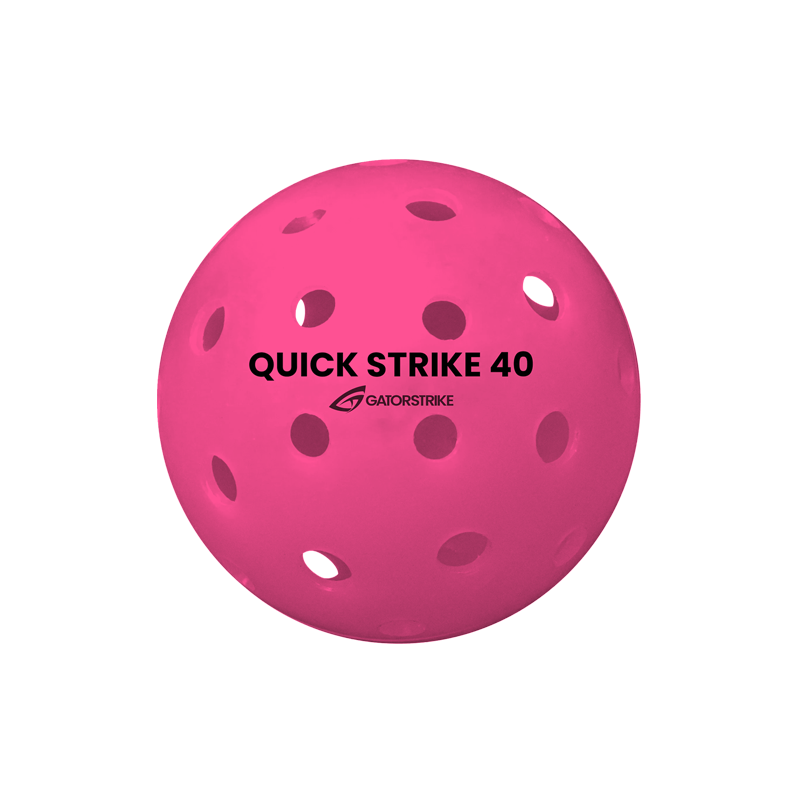 GATORSTRIKE™ Quick Strike Pickleballs - 12 Pack Pink.