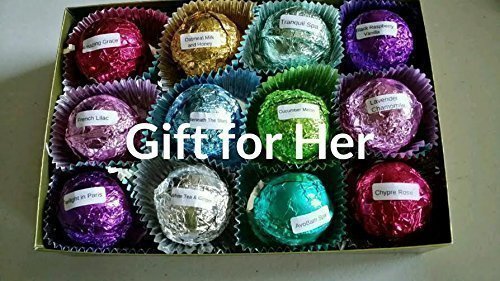 Bath Bombs for Women – 12-Piece Gift Set to Moisturize Dry Skin - Made in USA