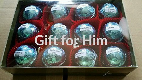 Gift Set with 12 Foil Wrapped 2.5 oz. Bath Bombs