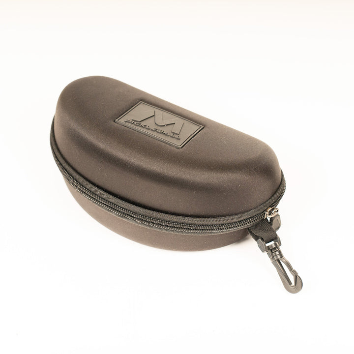 Pro-Guard Glasses Set with Grey Mirrored Lens Case Closed.
