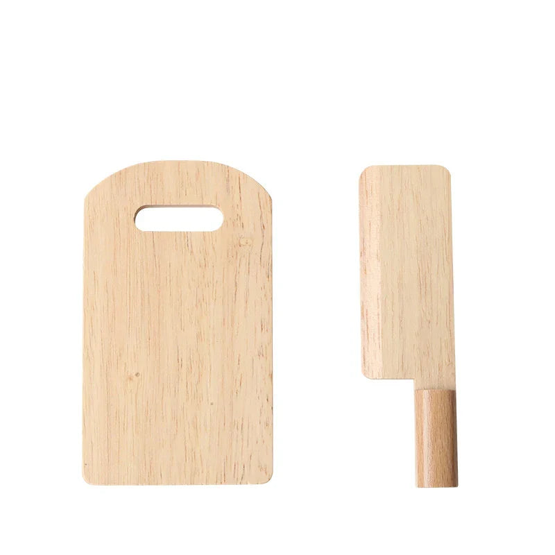 Set of two wooden cutting boards on a white background.