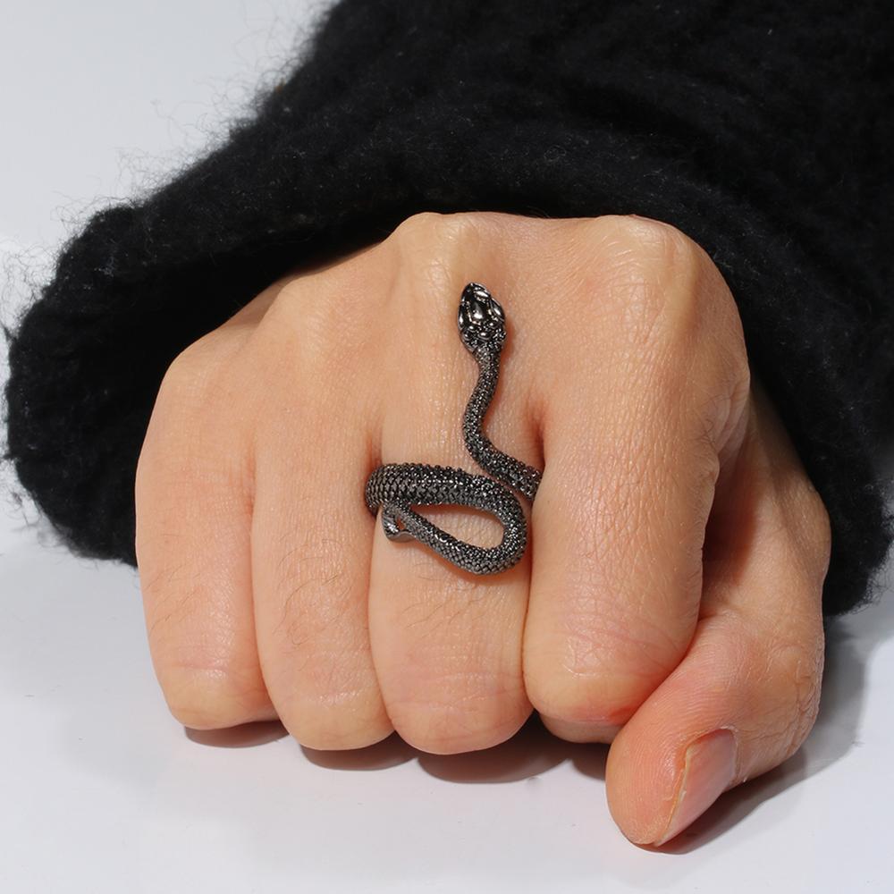 Snake Ring Metal for Cosplay Game Night Dungeons and Dragons  (adjustable)