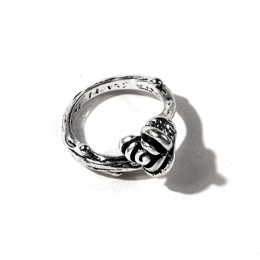 Flower Rose Ring Metal for Cosplay Game Night Dungeons and Dragons (adjustable)