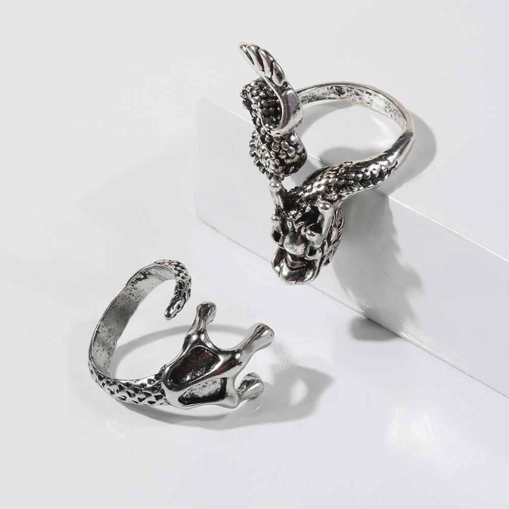 Dragon and Arm Ring Metal for Cosplay Game Night Dungeons and Dragons (adjustable)