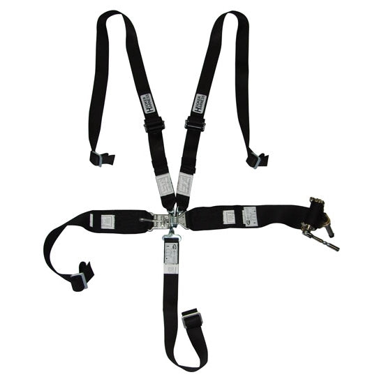 5-pt Harness System Hans LL USD Rachet Adj Black