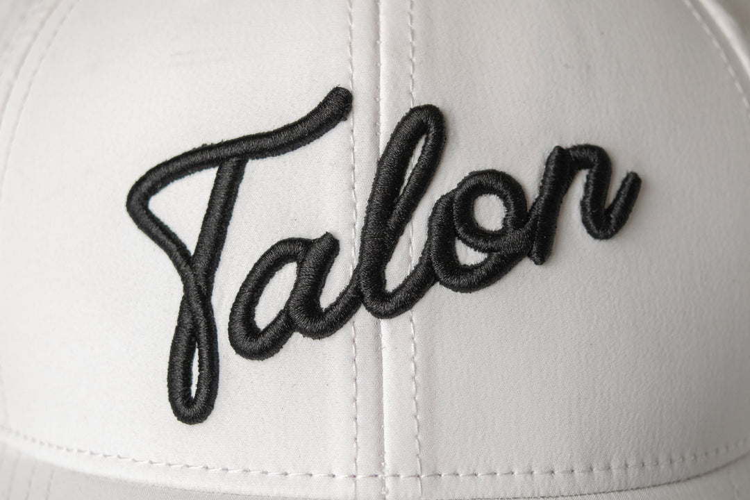 Tour Hat with Black Script Logo