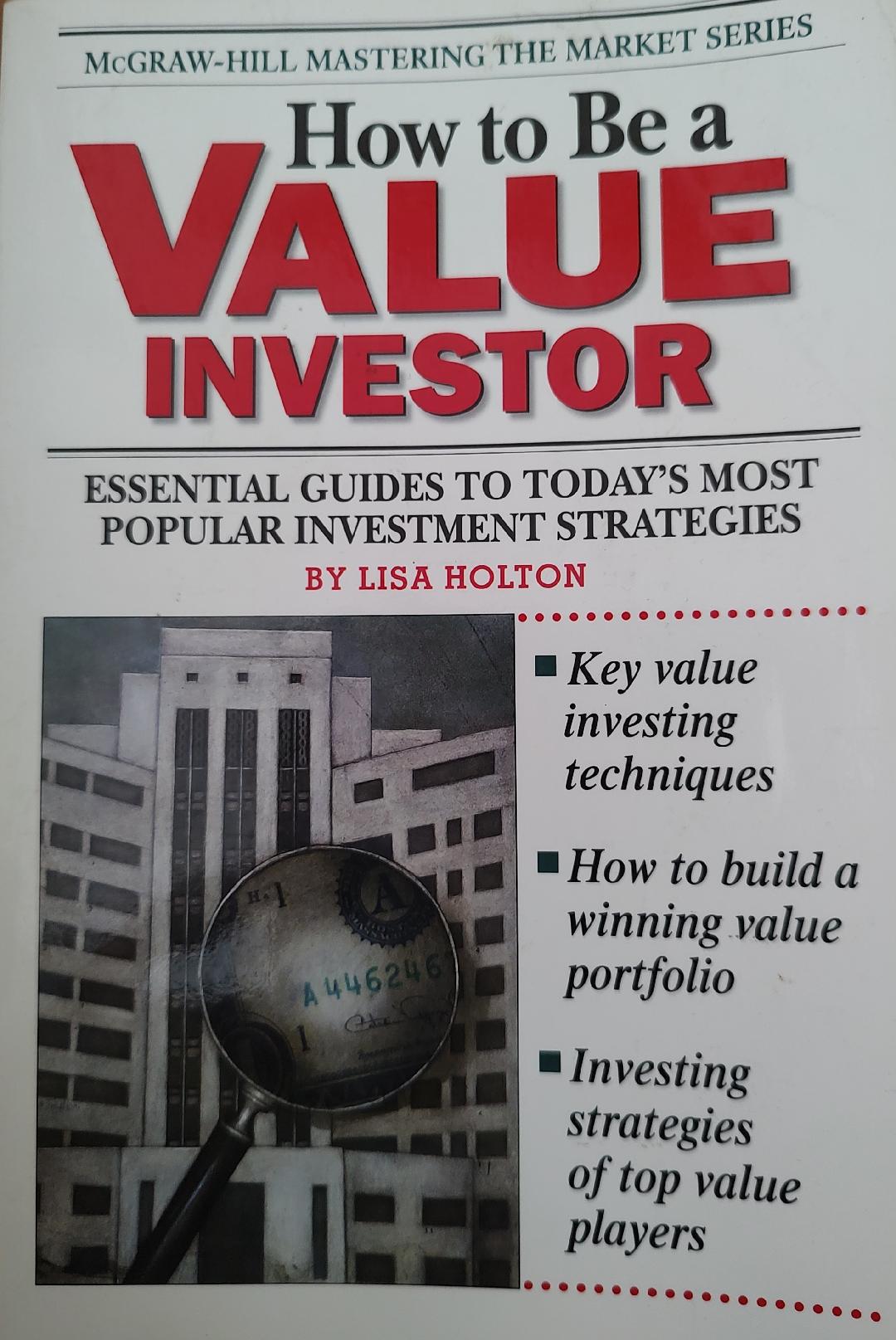 How To Be A Value Investor Book
