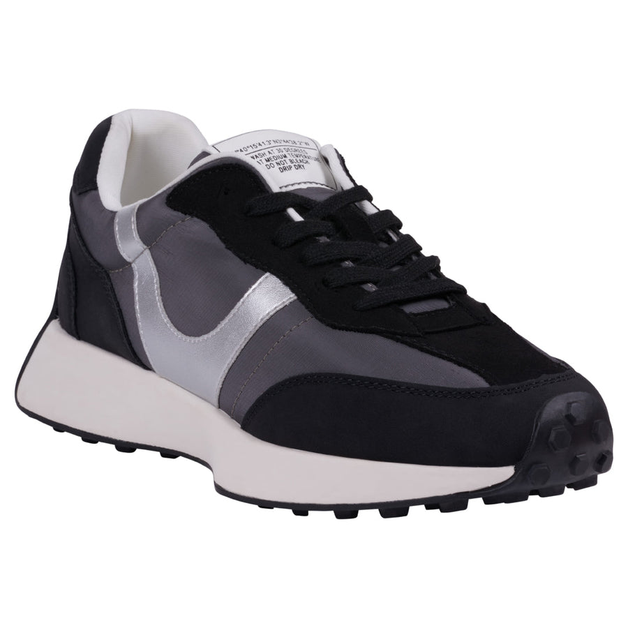 Women's Howell Black Lace-Up Sneakers