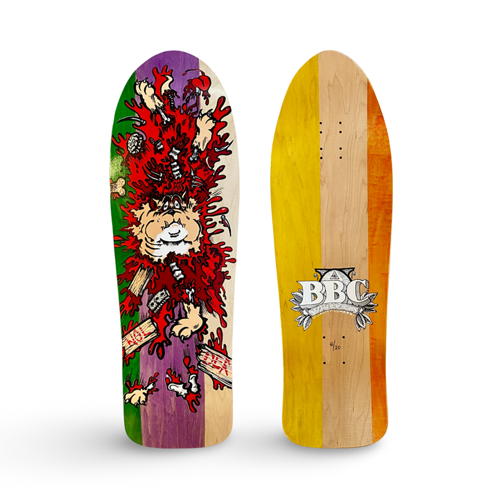 Monty Nolder BBC Exploded Bulldog (#3) Limited Edition Deck 10.2"x32" HAND-PAINTED (1 of 20)
