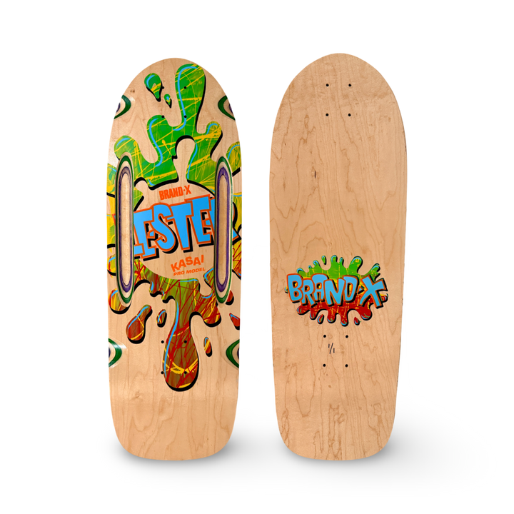 Lester Kasai 10”x30” HAND-PAINTED, Routed ONE-OF-A-KIND Deck (1 of 1)