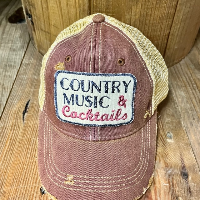 Country Music and Cocktails Hat