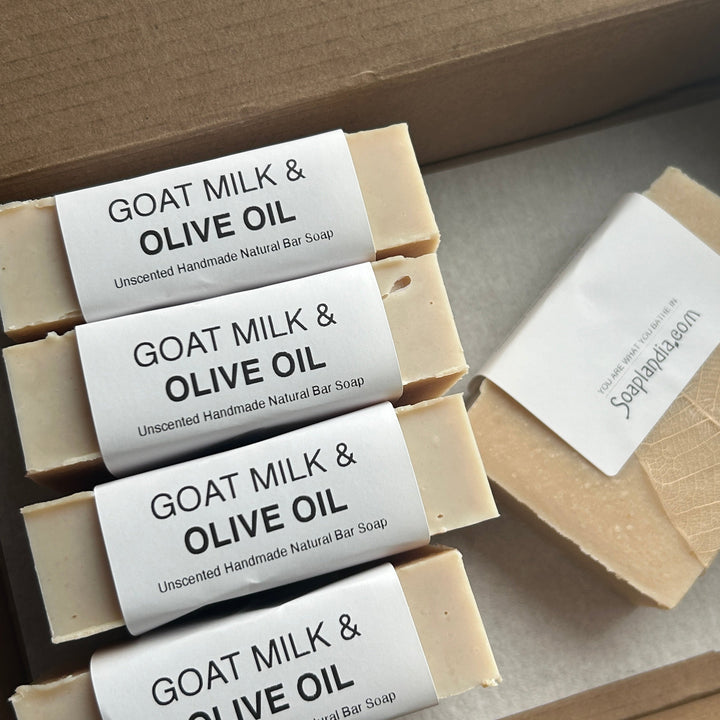 Goat Milk and Olive Oil Bar Soap, Unscented