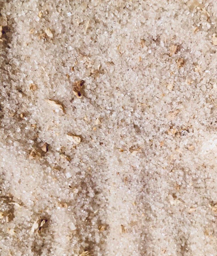 Ginger Snap Infused Artisan Culinary Sugar Closeup.