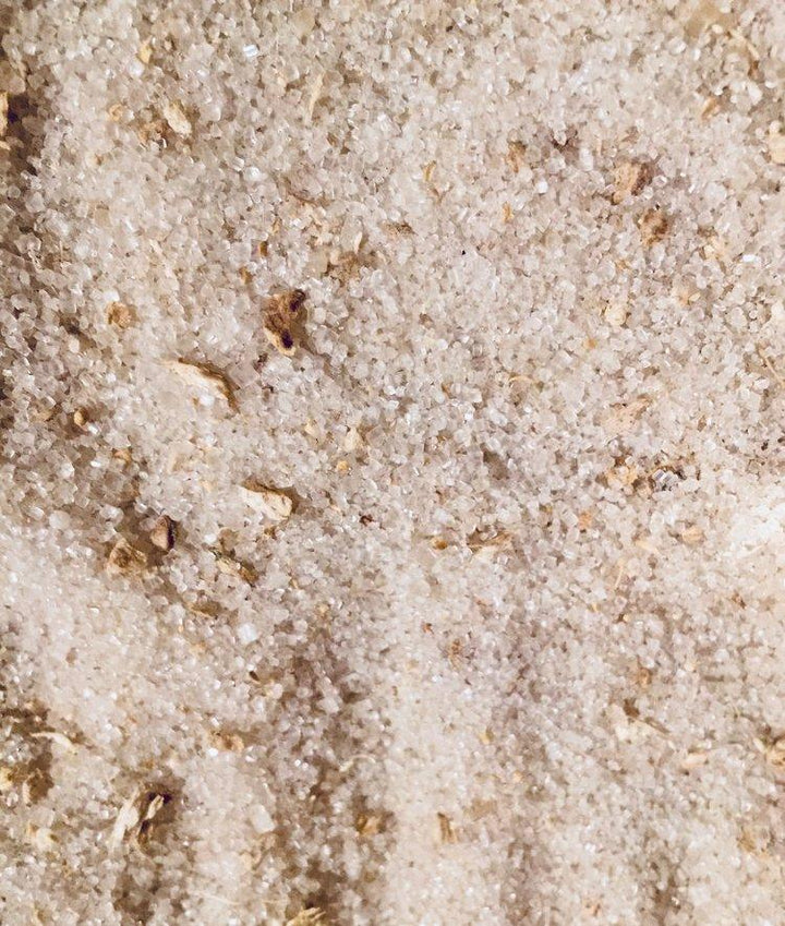 Ginger Snap Infused Artisan Culinary Sugar Closeup.