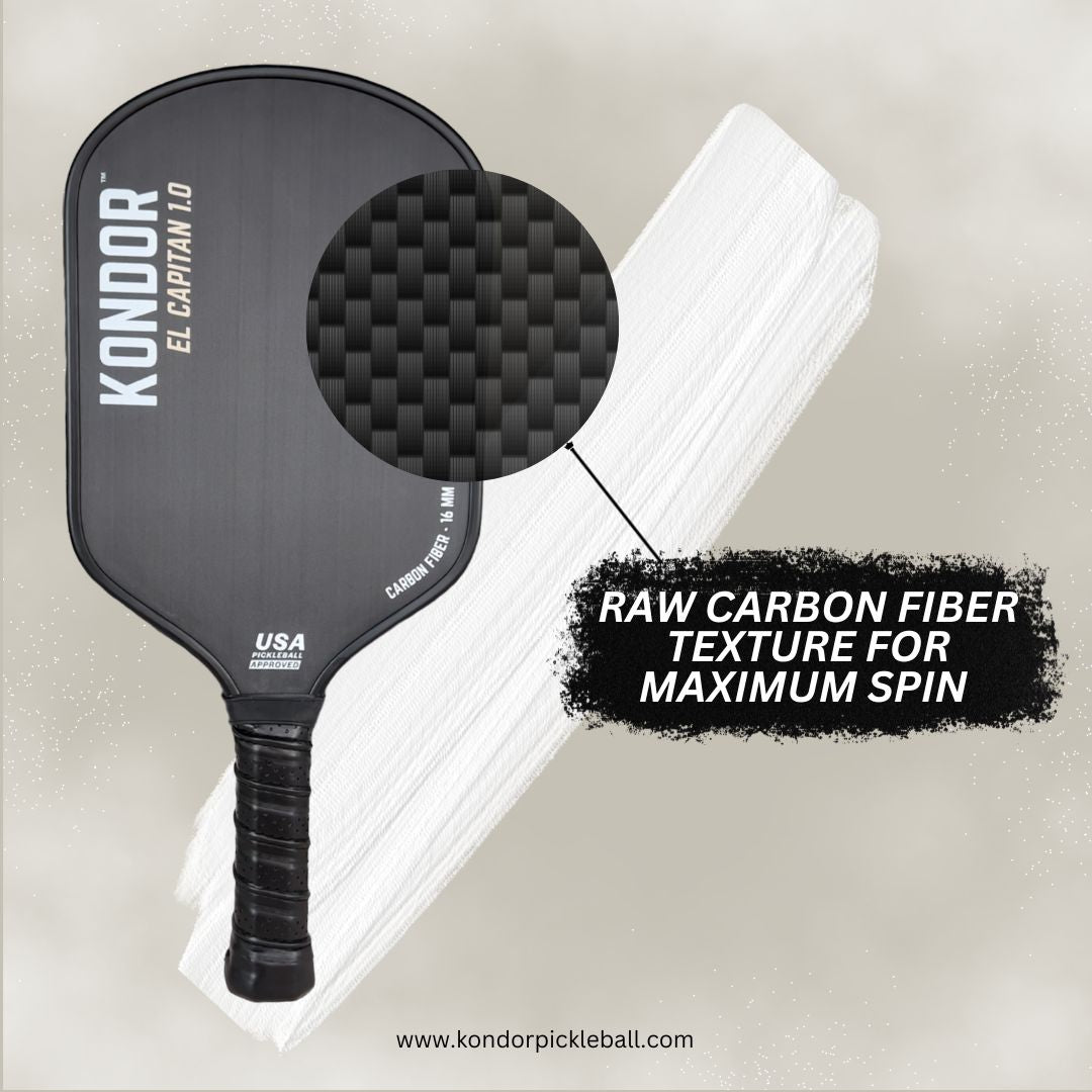 El Capitán 1.0 Pickleball Paddle Details.