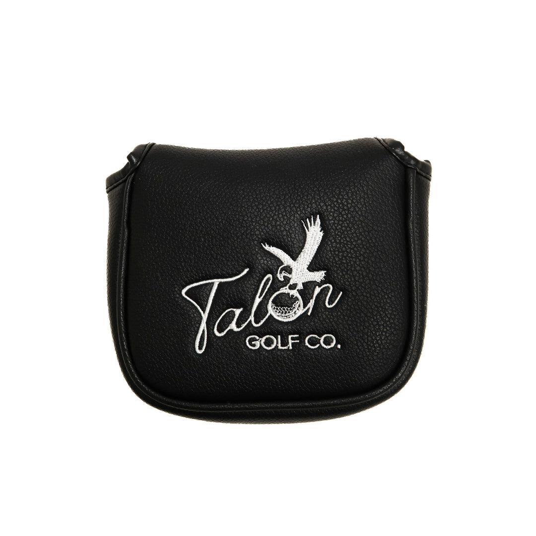 Eagle Mallet Putter Cover in Black Front.
