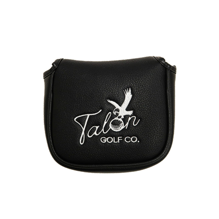 Eagle Mallet Putter Cover in Black Front.