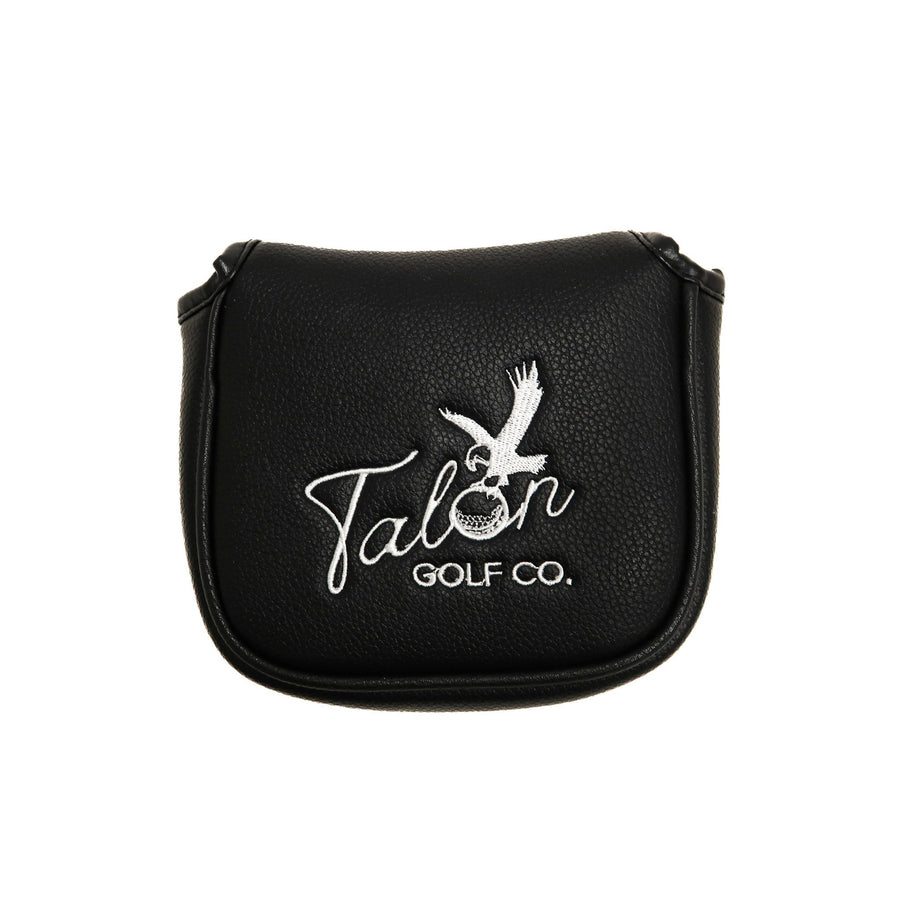Eagle Mallet Putter Cover in Black Front.