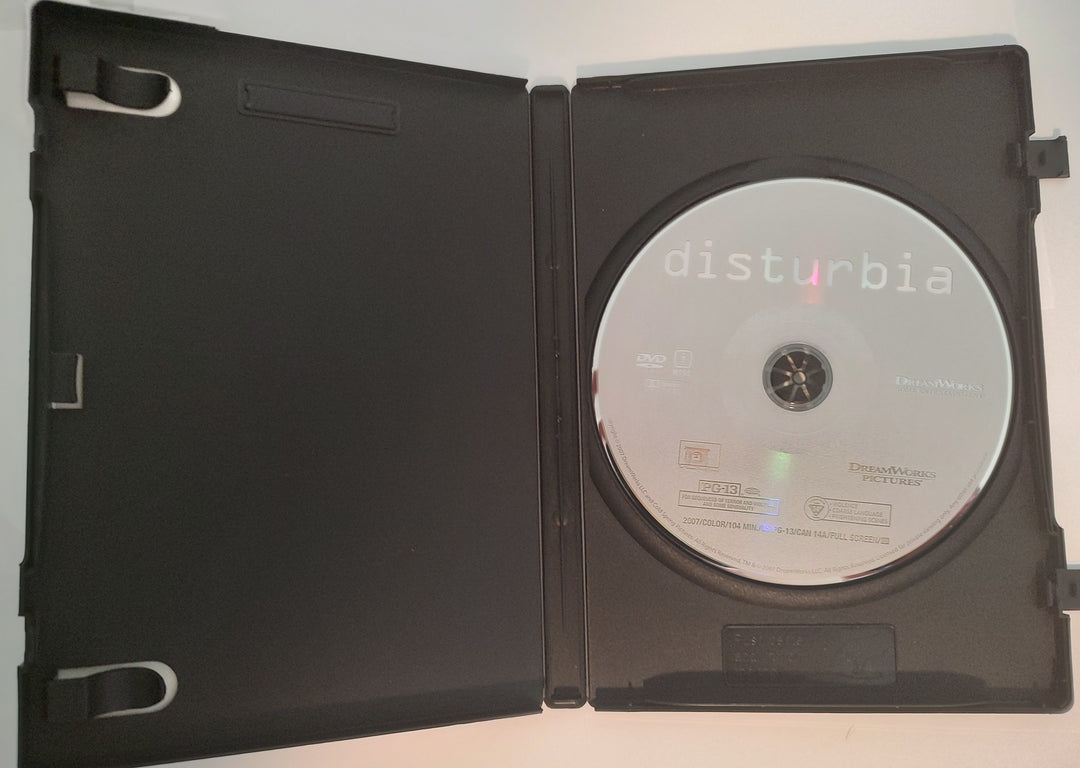 Disturbia (DVD, 2007, Full Frame) Inside