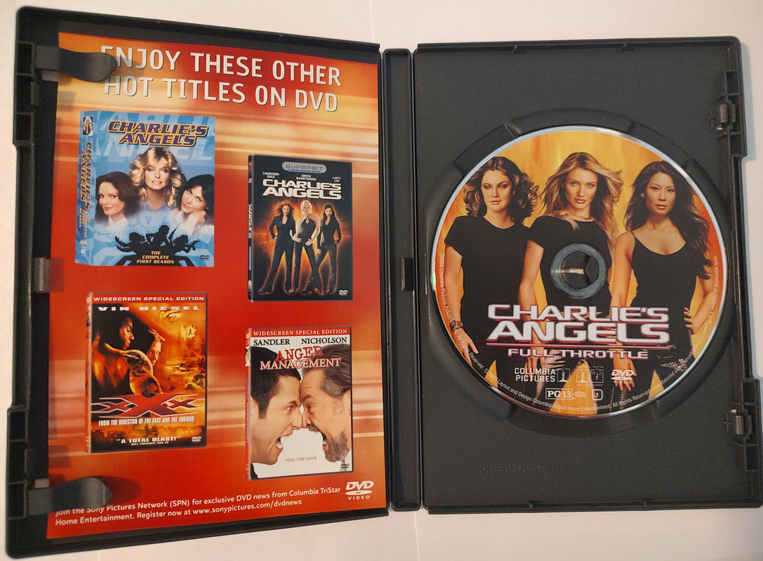 Charlie's Angels: Full Throttle (DVD, 2003) Inside