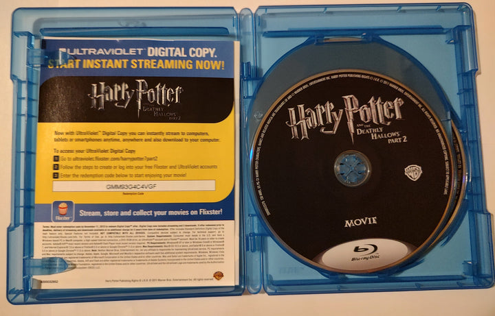 Harry Potter & Deathly Hallows Part 2 (Blu-ray, 2011) Inside