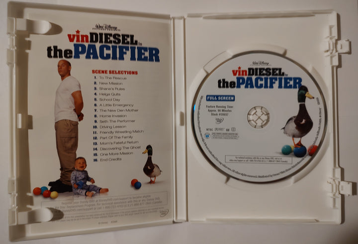 The Pacifier (DVD, 2005) Inside