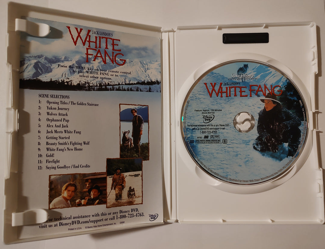 White Fang (DVD, 1991) Inside