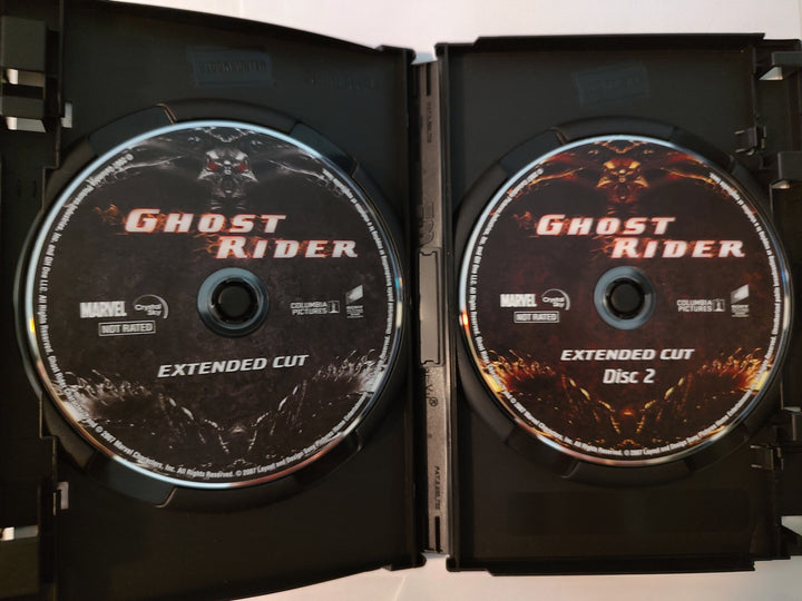 Ghost Rider DVD (2007, 2-Disc Set, Extended Cut) Inside