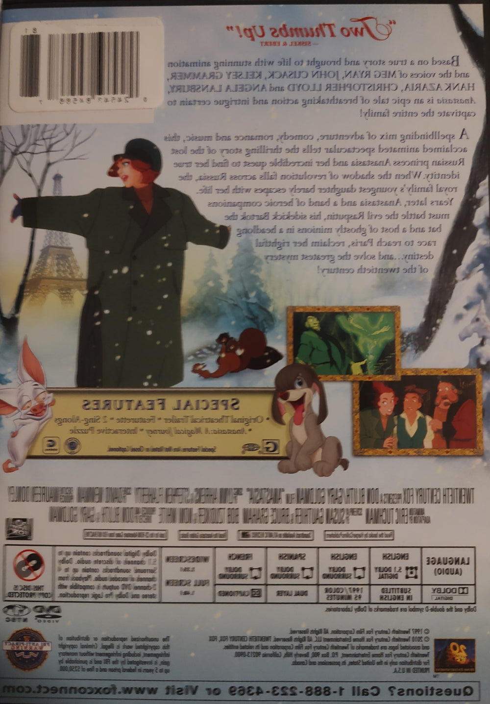 Anastasia (1997) Back