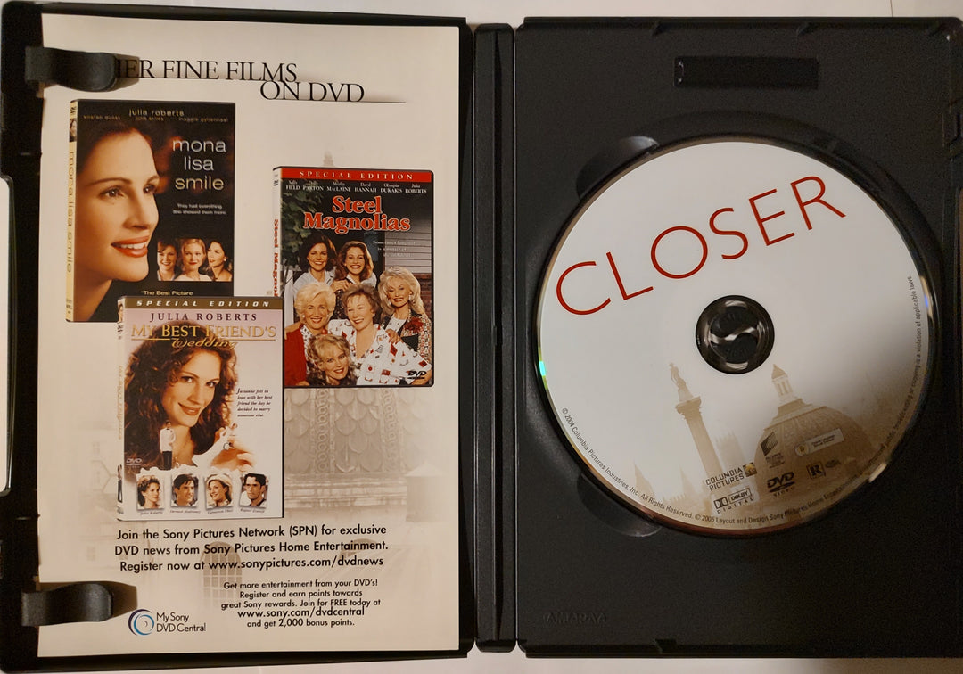 Closer DVD Inside