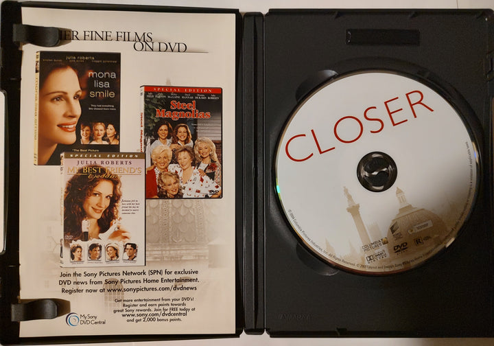 Closer DVD Inside