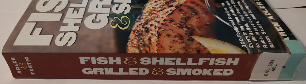 Fish and Shellfish Grilled and Smoked Cookbook Recipe Book Spine