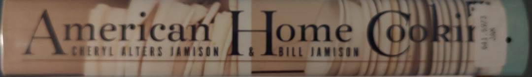 American Home Cooking Book Spine