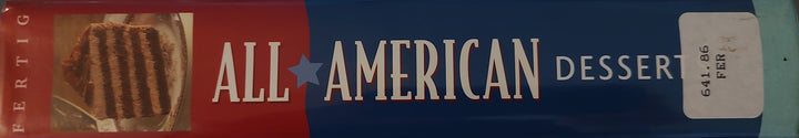 All American Desserts Book Spine
