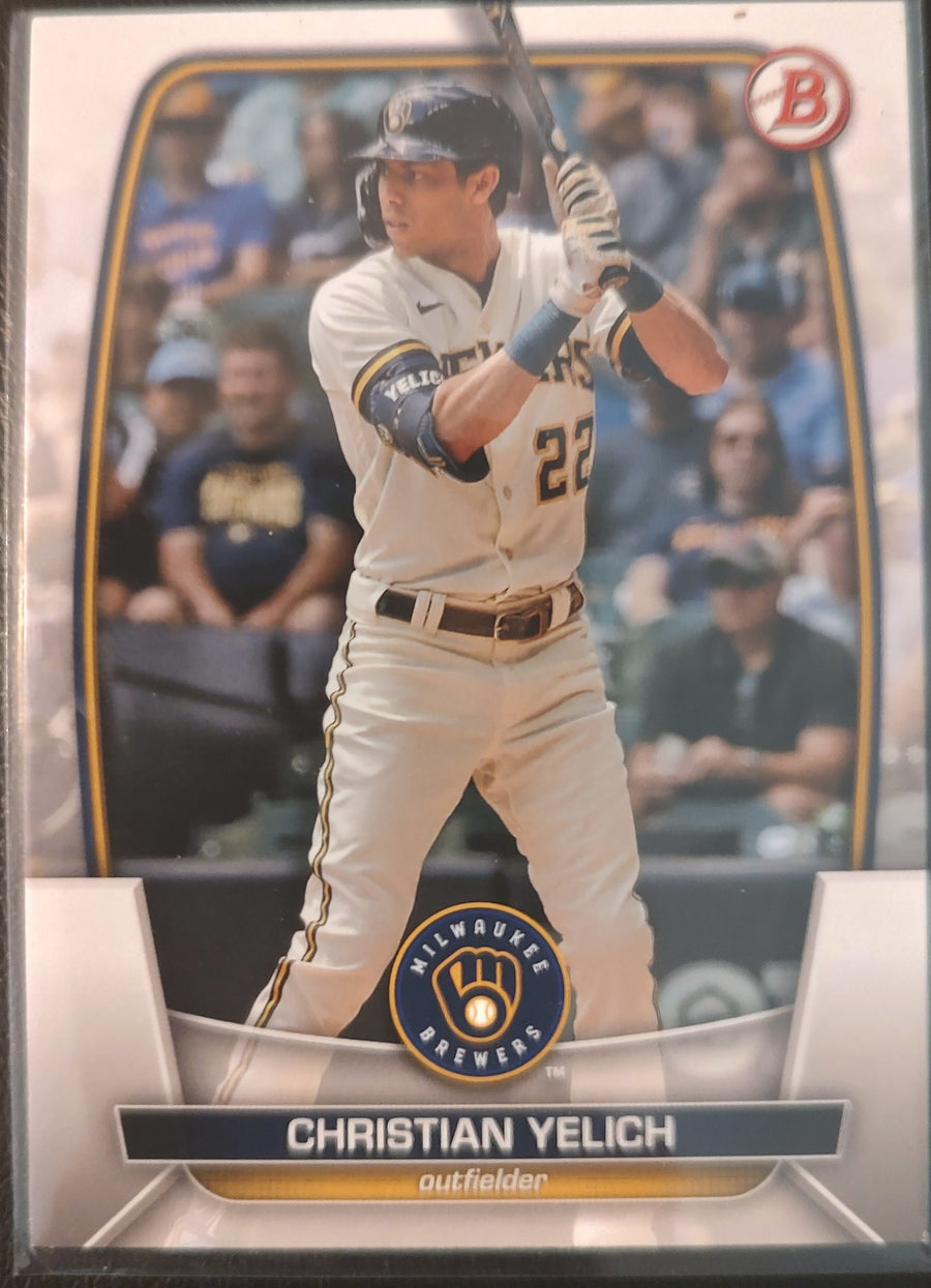 Christian Yelich #23 2023 Bowman Baseball Card