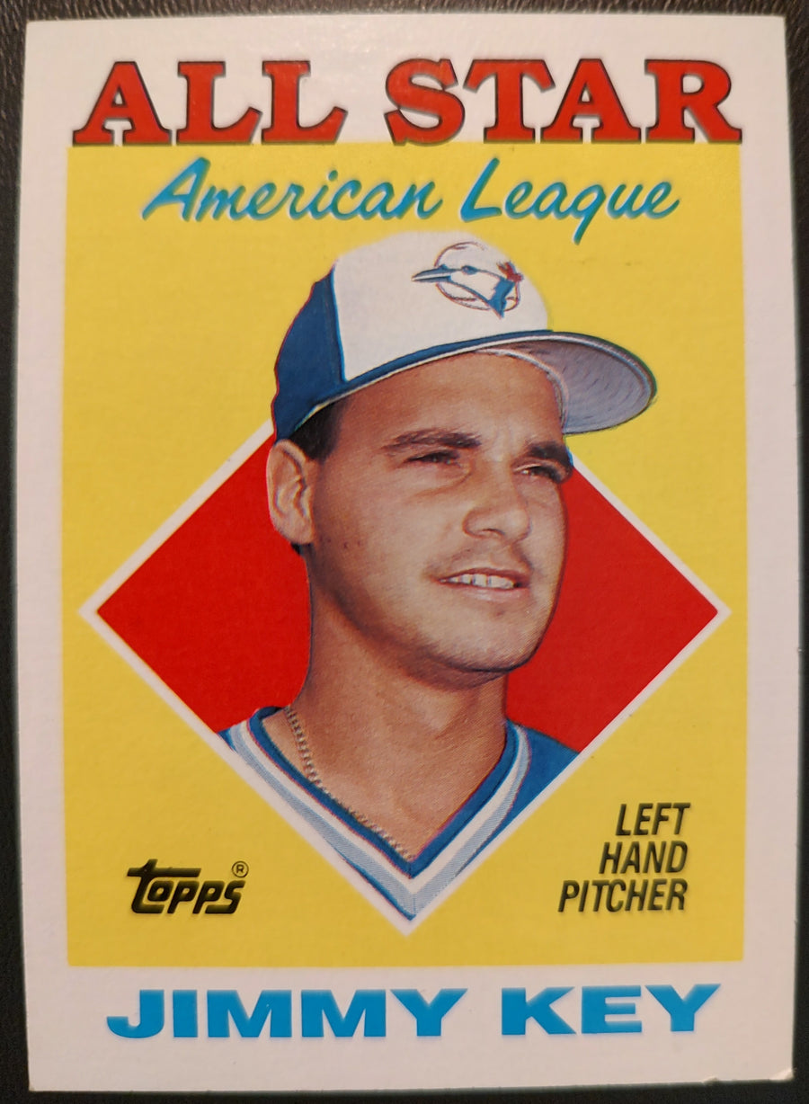 Jimmy Key #395 1988 Topps All-Star