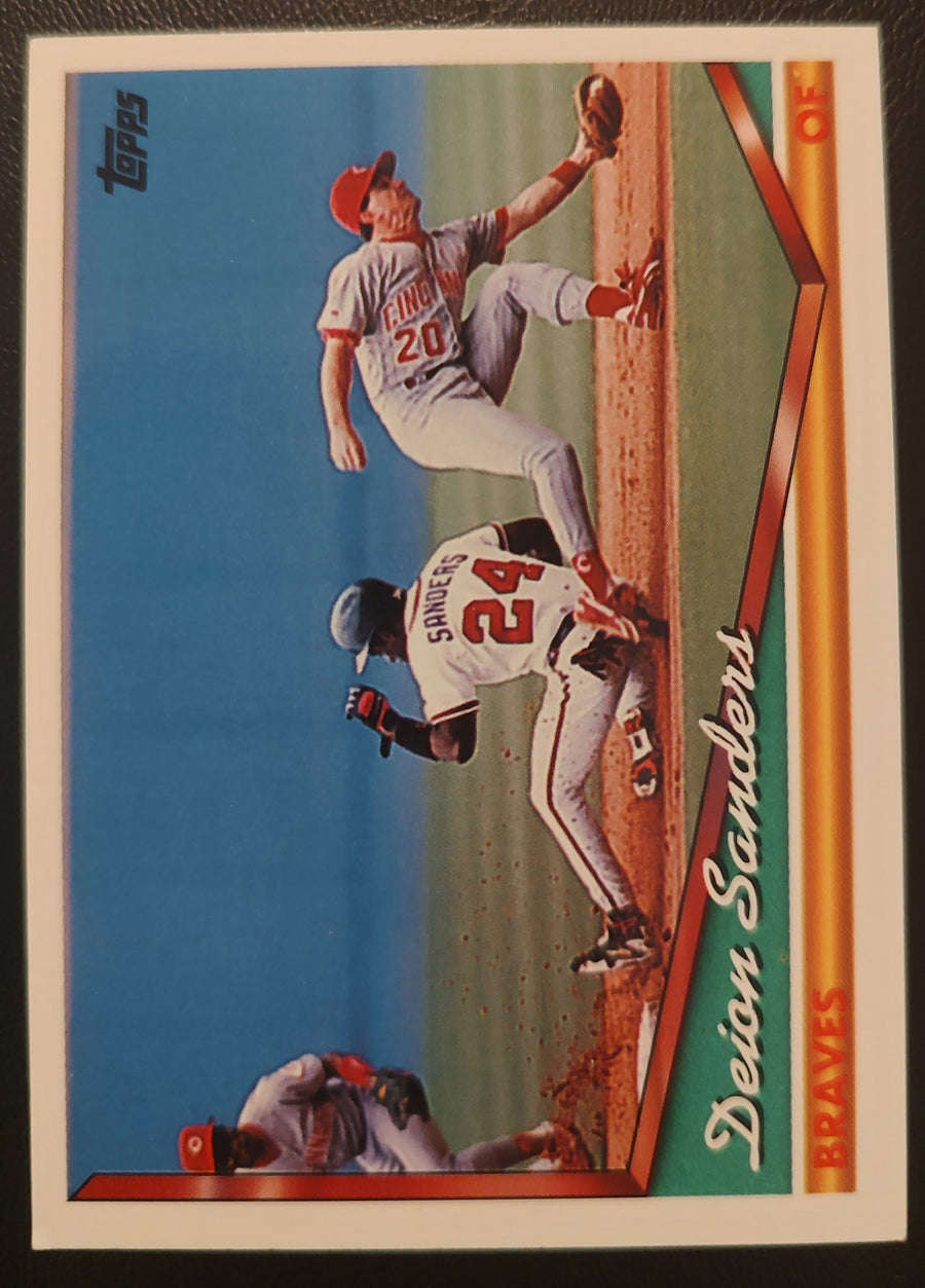 Deion Sanders #375 1994 Topps Baseball Card