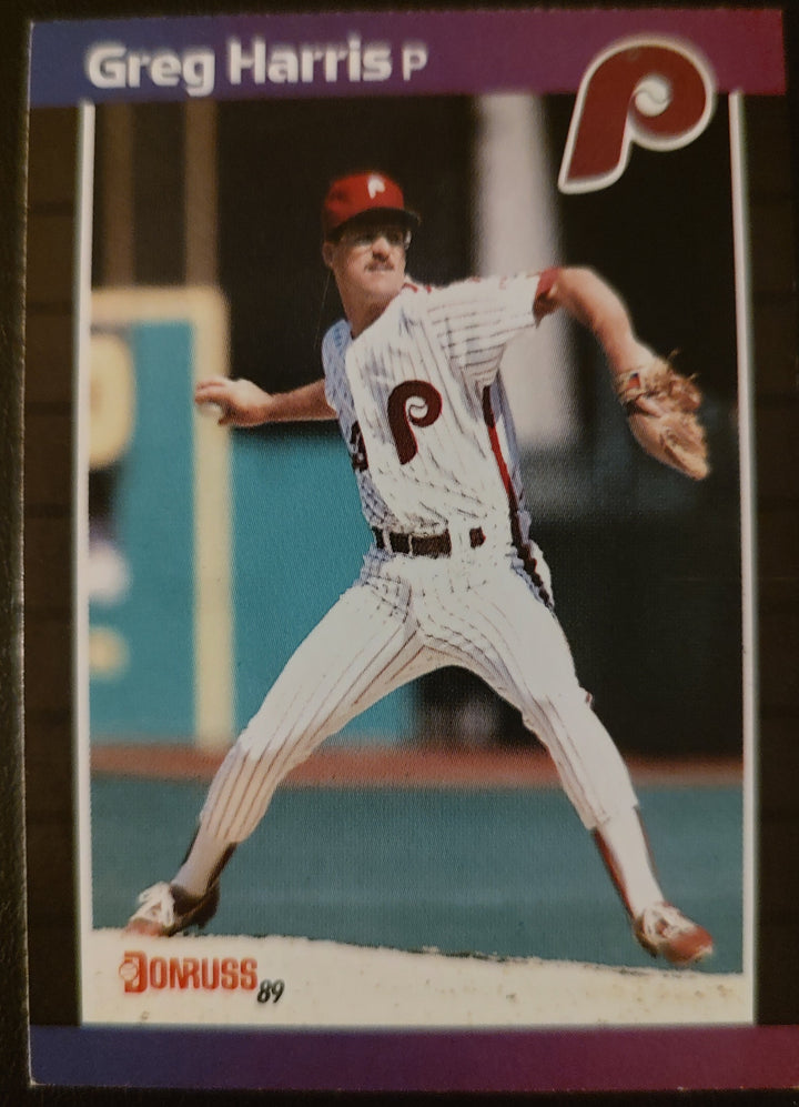 Greg Harris #548 1989 Donruss Baseball Card