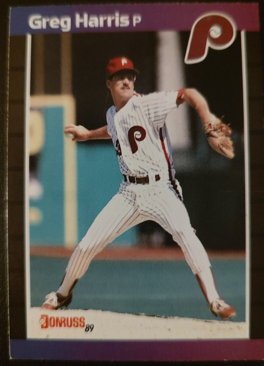 Greg Harris #548 1989 Donruss Baseball Card