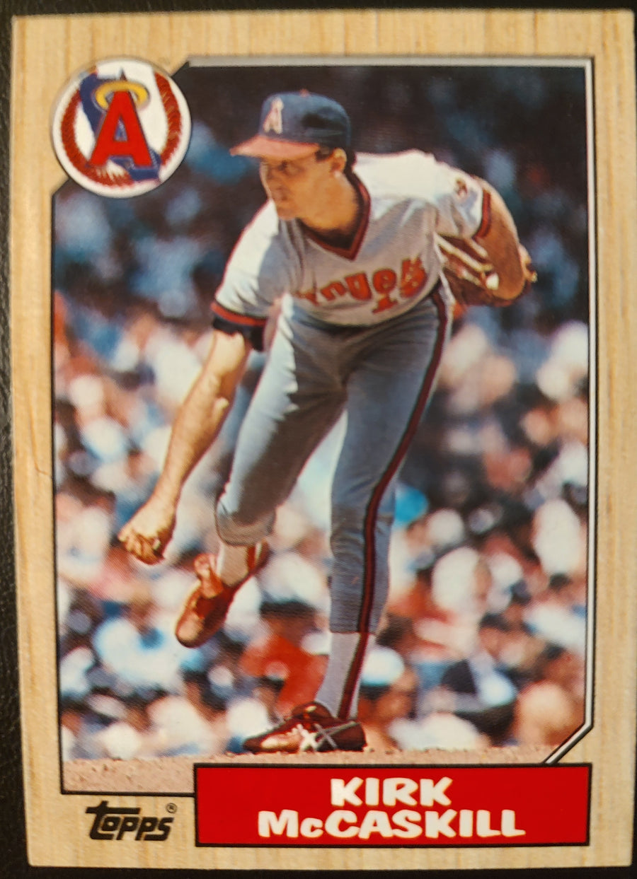 Kirk McCaskill #194 1987 Topps Baseball Card