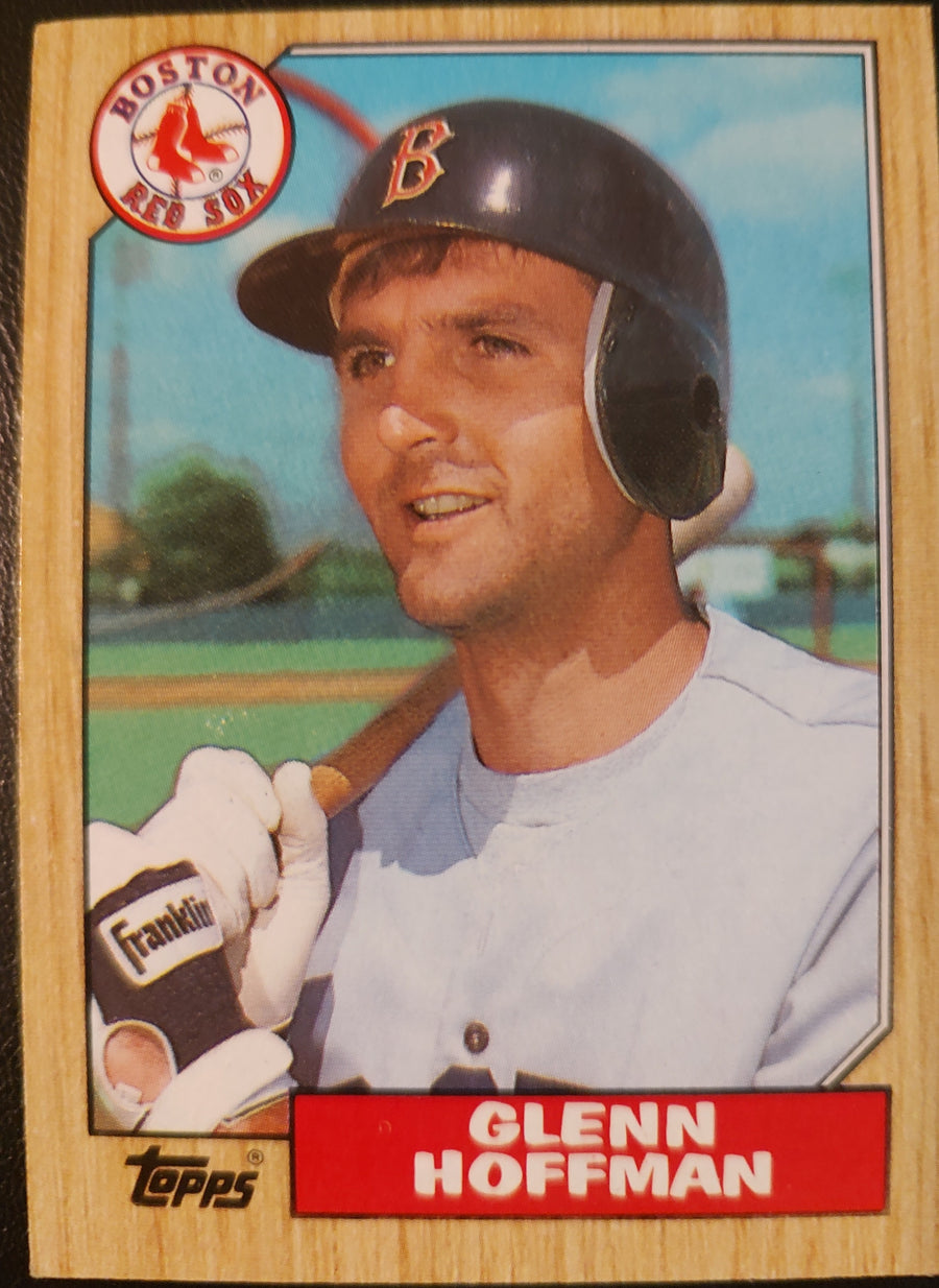 Glenn Hoffman #374 Topps 1987 Baseball Card