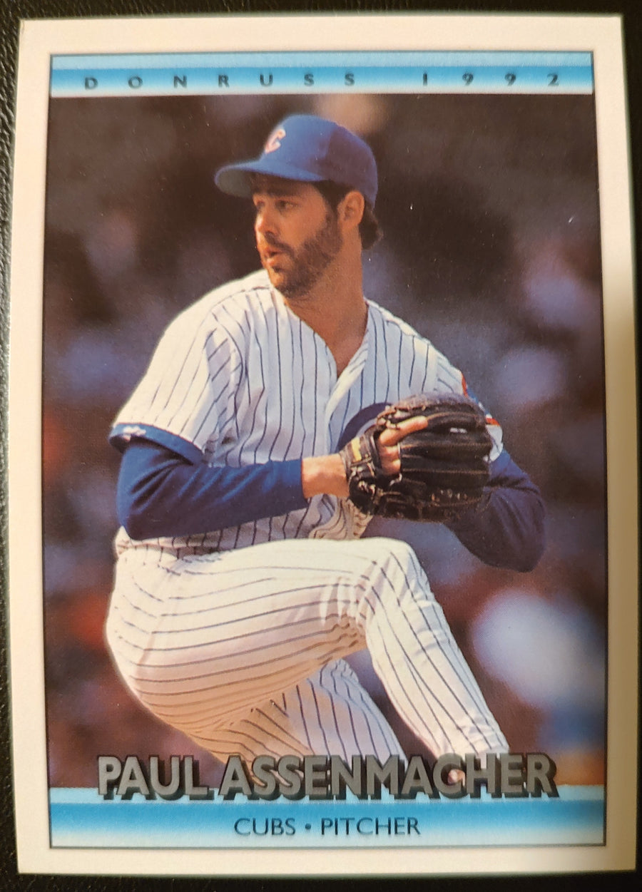 Paul Assenmacher #159 1992 Donruss Baseball Card