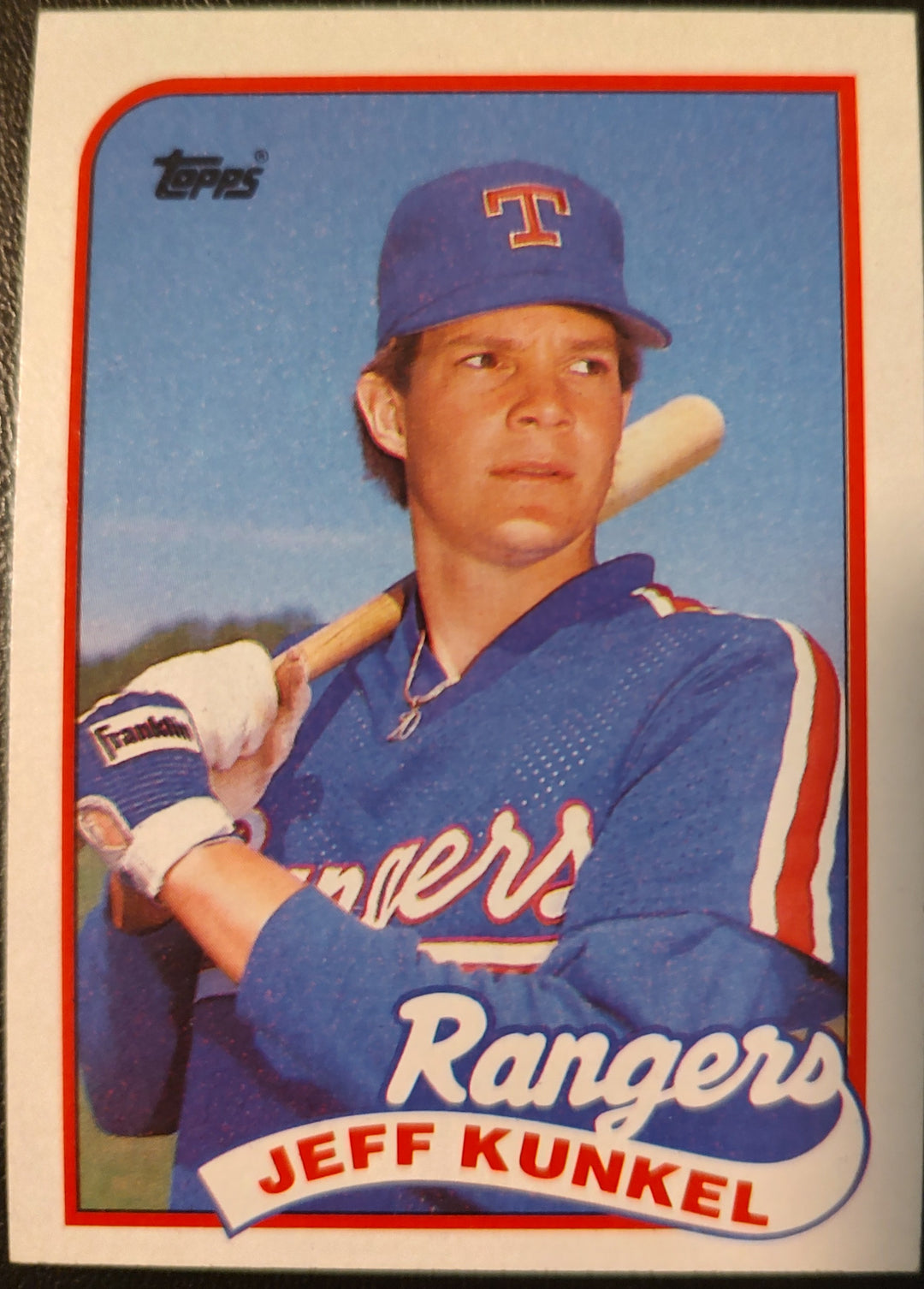 Jeff Kunkel #92 1989 Topps Baseball Card