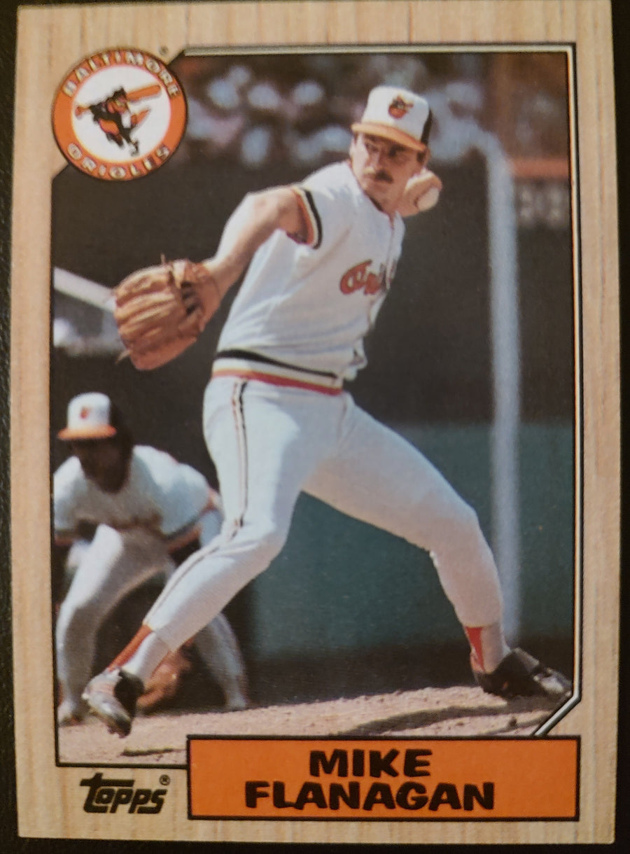 Mike Flanagan #748 1987 Topps Baseball Card