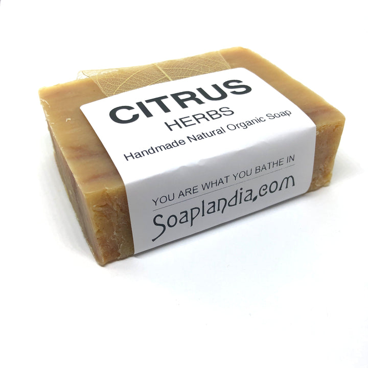 Citrus Herbs Bar Soap, Organic