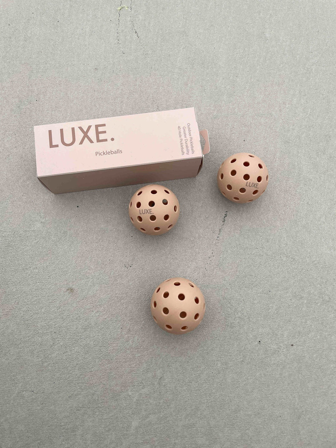 Tan Pickleballs Pack of 3