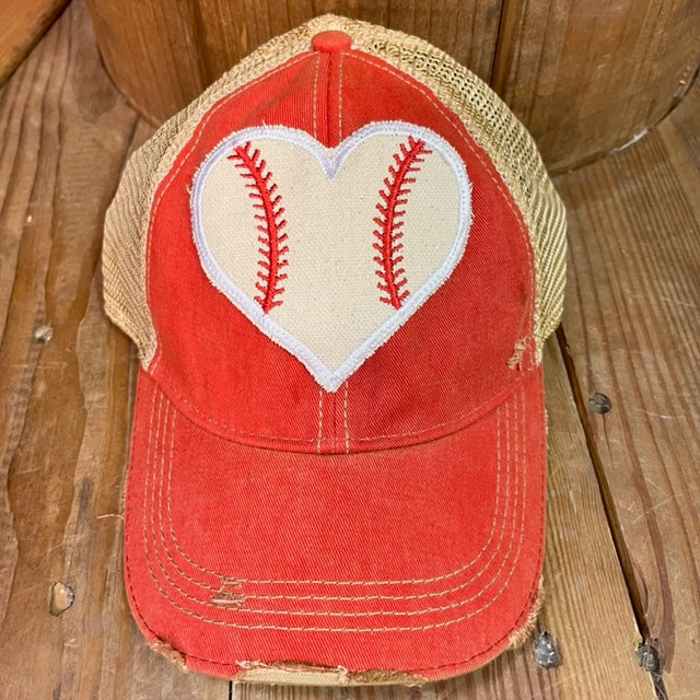 Baseball Love Red Hat